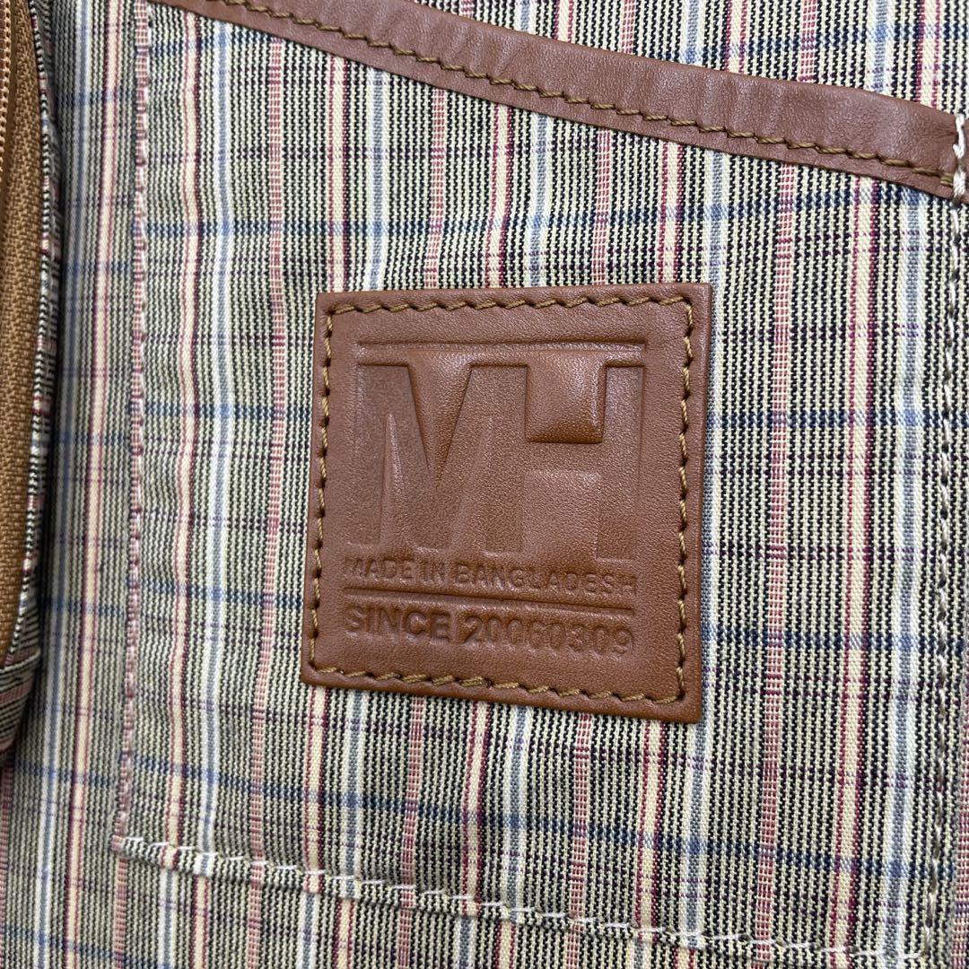 美品● マザーハウス ザダン リュック バックパック ブラウン レザー