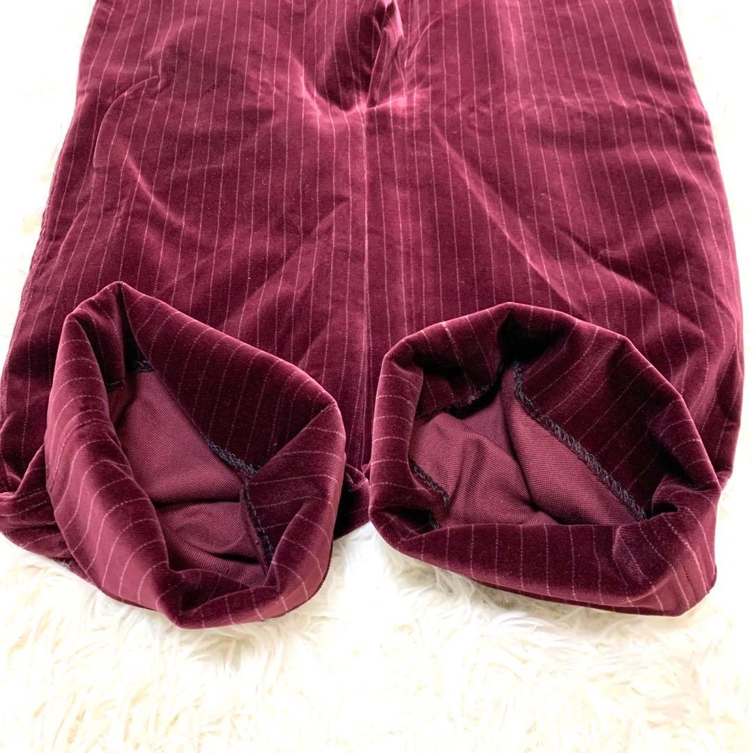 【希少品！】キャサリンハムネット ベロア セットアップ ボルドー M