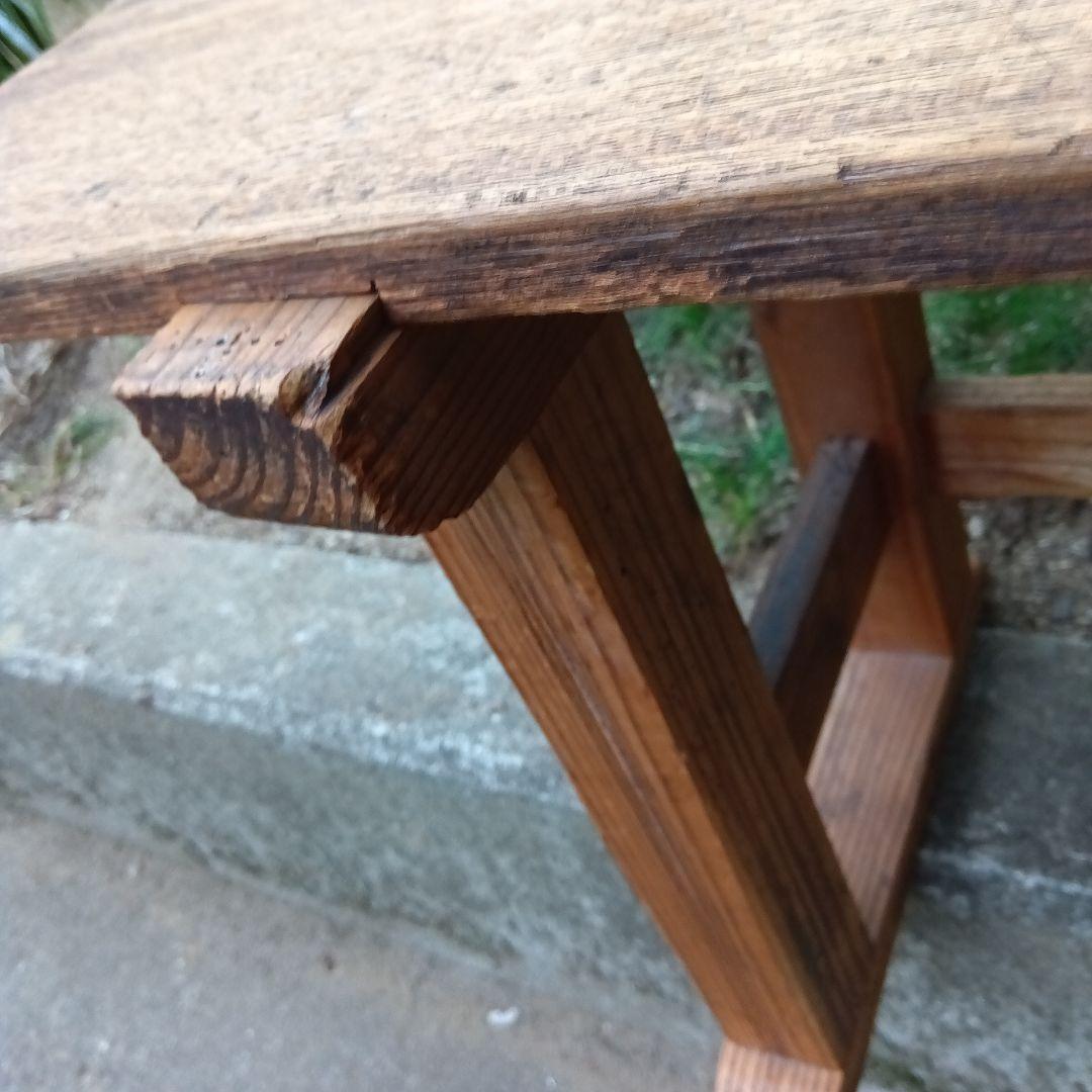 送料無料　昭和のそろばん塾の文机 長机　木製シンプルテーブル