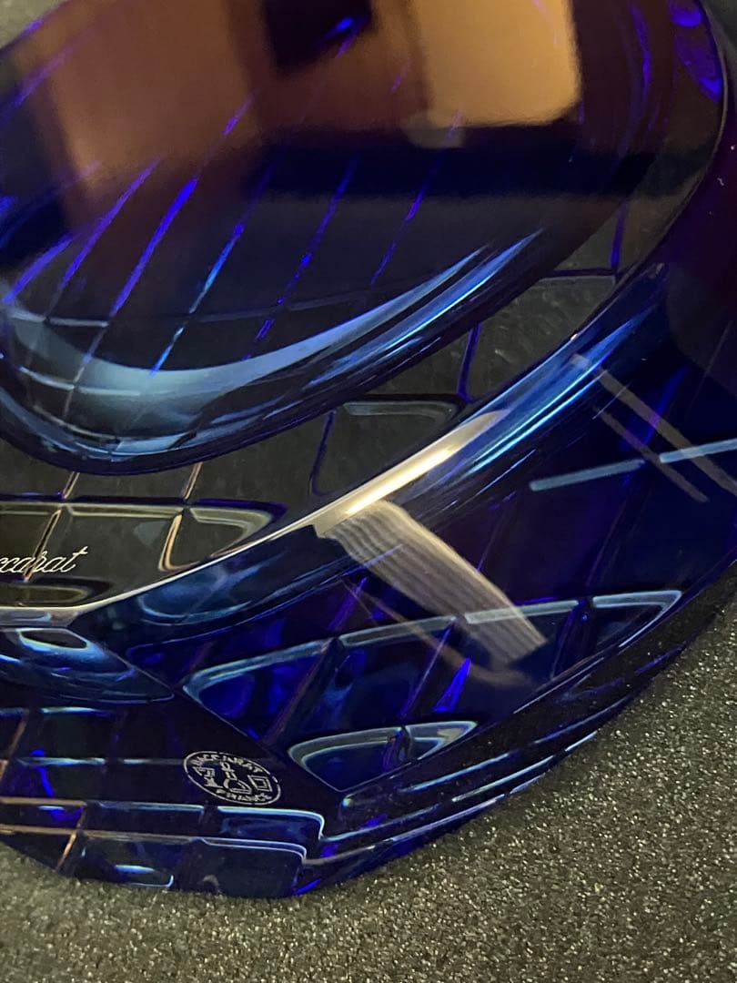 Baccarat 青色クリスタル neptune ビンテージ