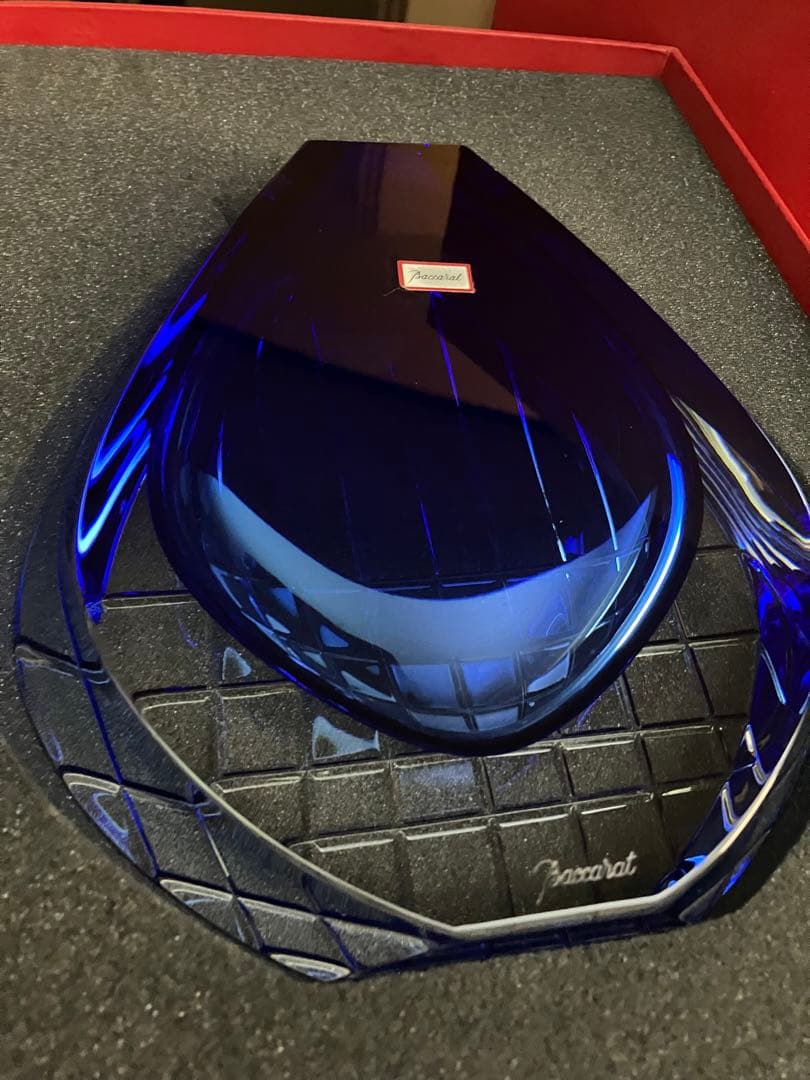 Baccarat 青色クリスタル neptune ビンテージ