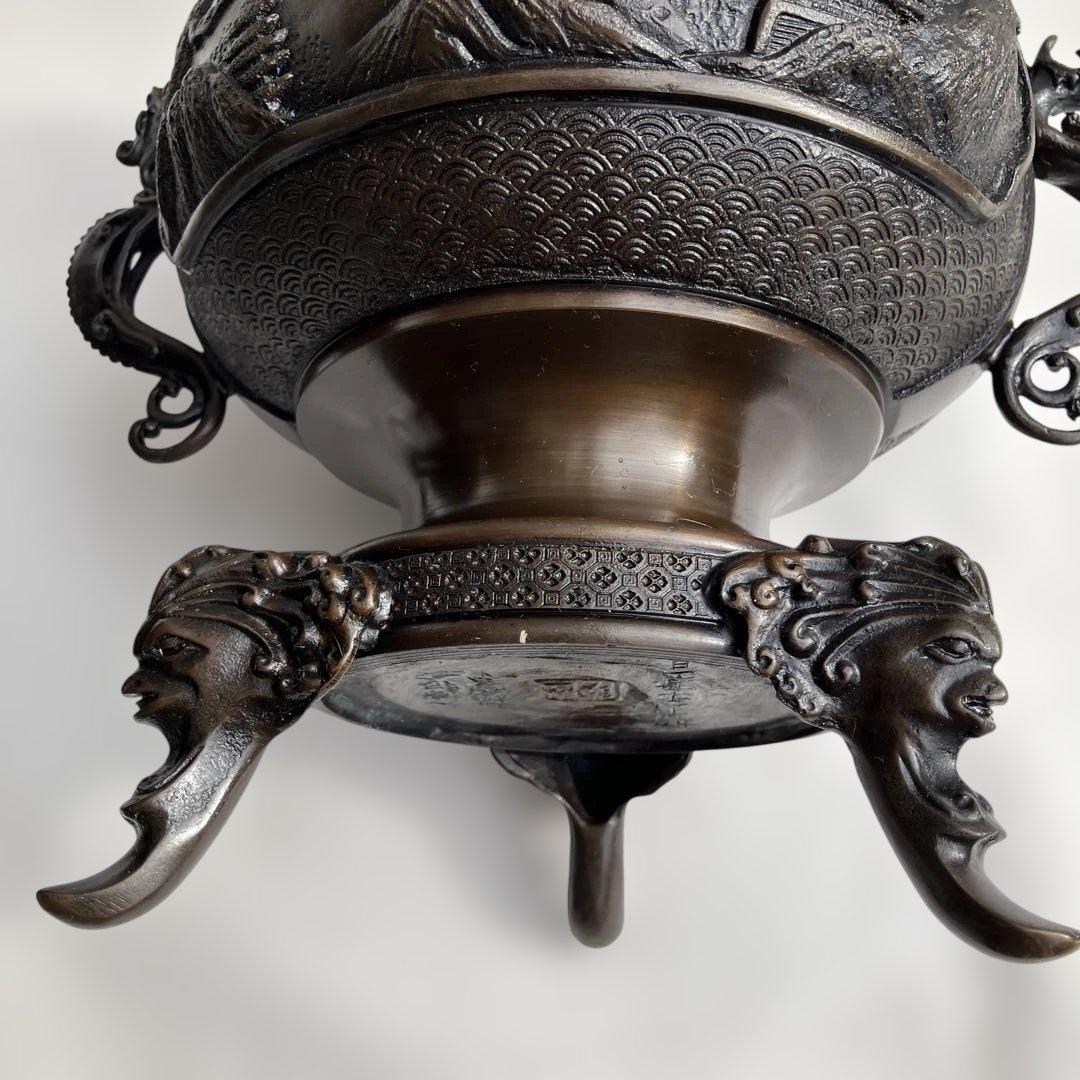 (432)珍しいレトロな金属製花生け道具のウスバタ、