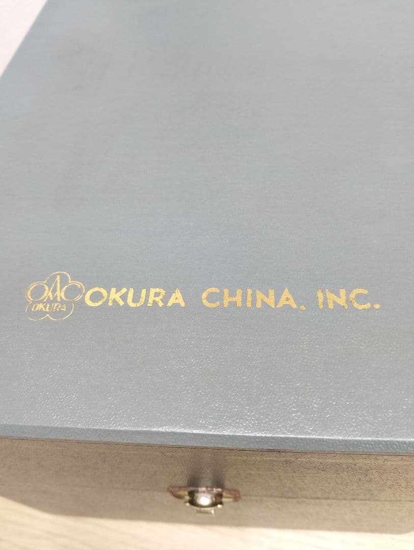 大倉陶園 ブルーローズ 花器