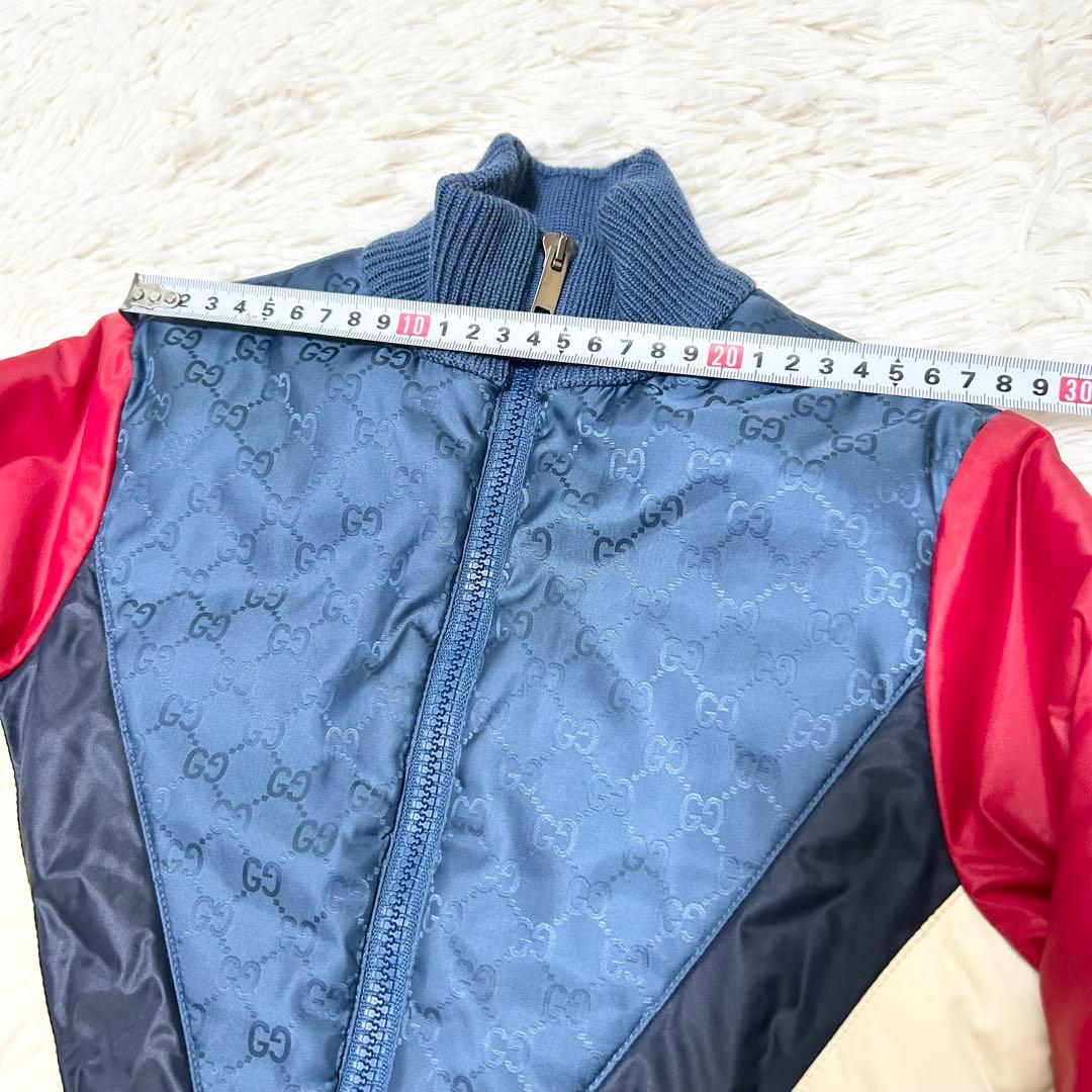 【美品】GUCCI グッチ キッズ ブルゾン コート ナイロン GGロゴ