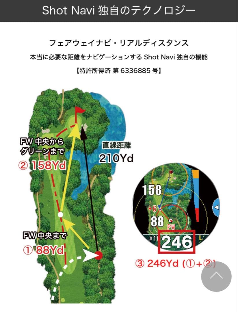 Evolve α(アルファー) ゴルフ 腕時計