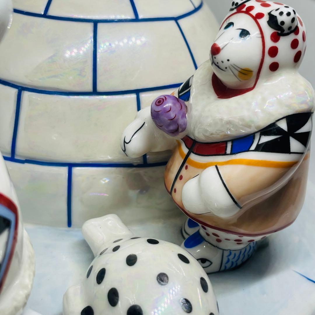 廃盤品　ビレロイ&ボッホ　グリーンランドイグルー 北極　動物　フィギュリン