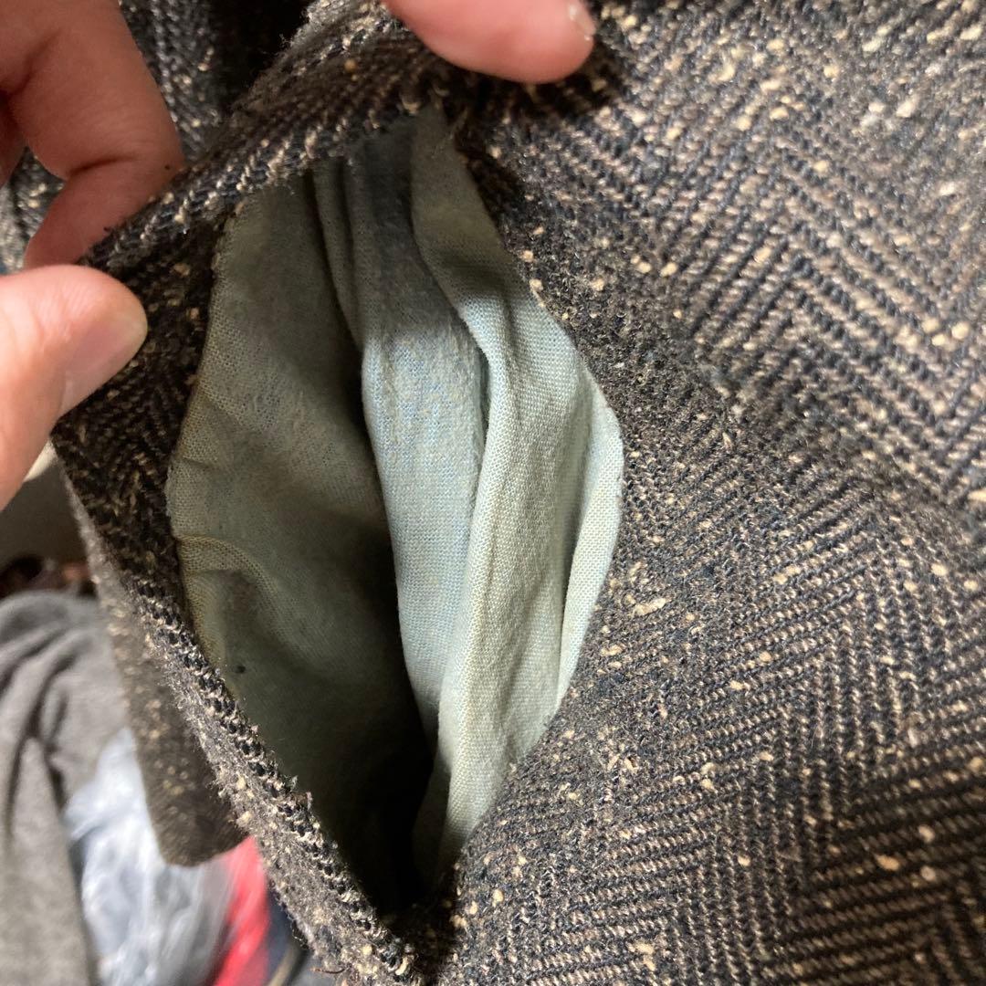 タ*リ様 80s SPIEWAK USA製 キルティングピーコート 実寸 XL