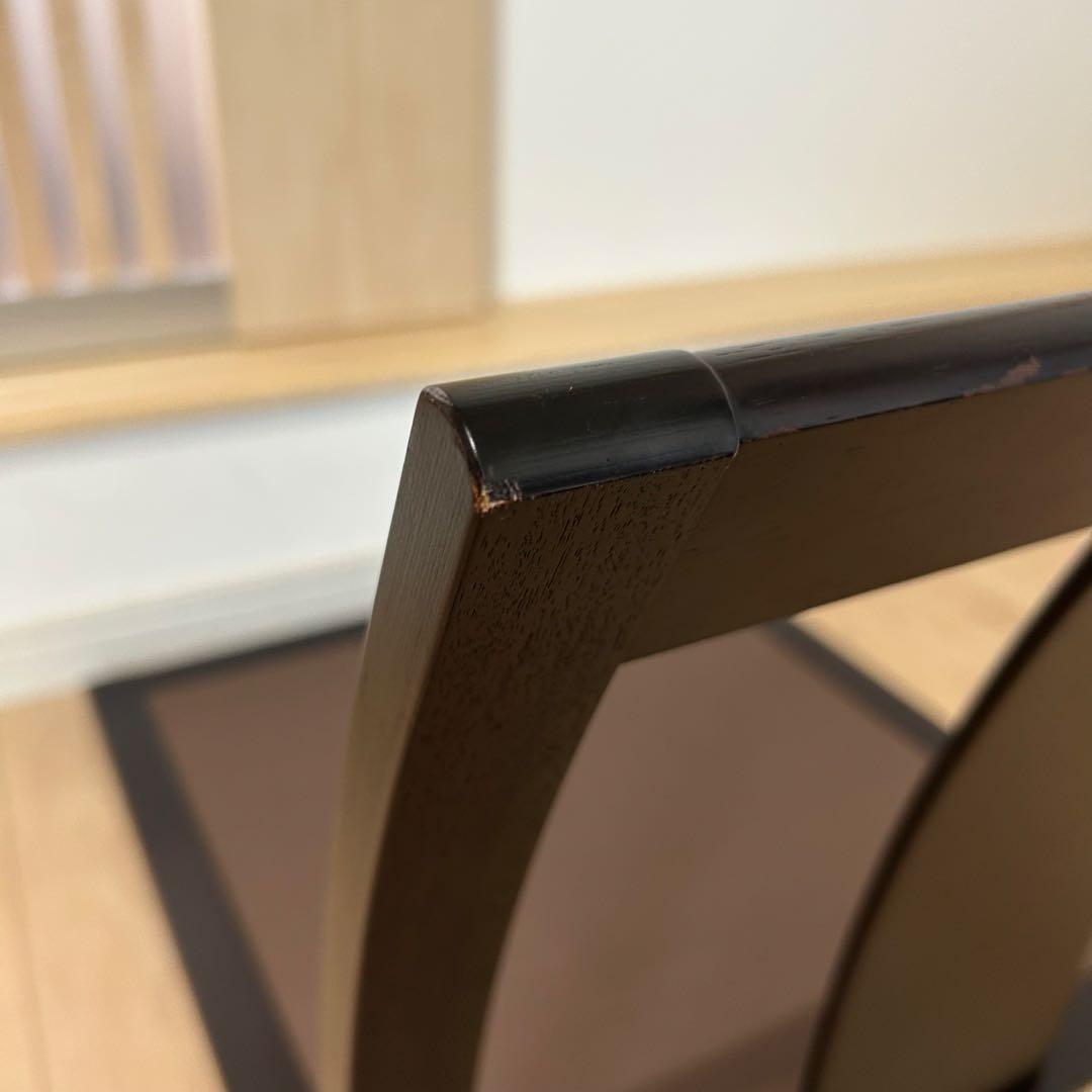 2脚セット　天童木工 座椅子 ブラウン