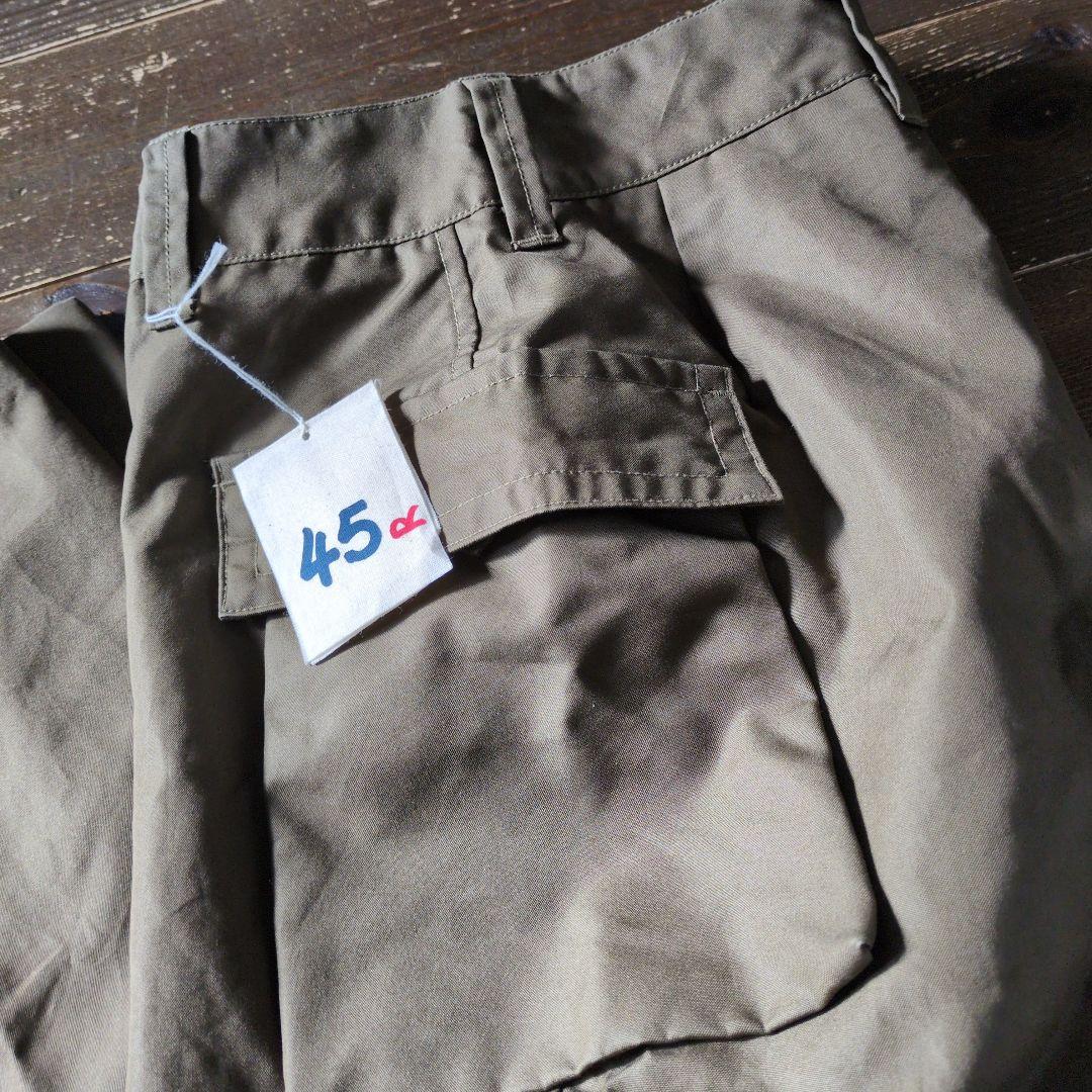 45R 綿ナイロンオックスフォード馬比女カーゴパンツ　ベイカーパンツ　М