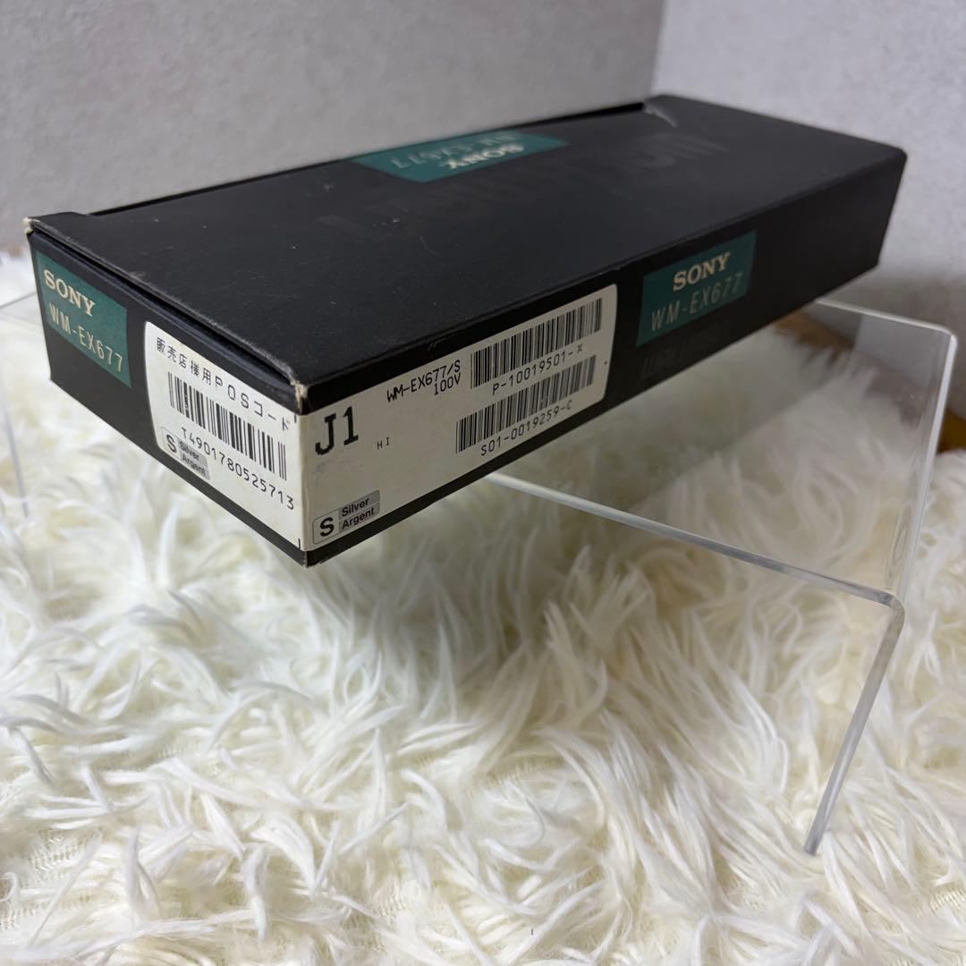 【美品】SONY WM-EX677 カセットプレーヤー 付属品多数