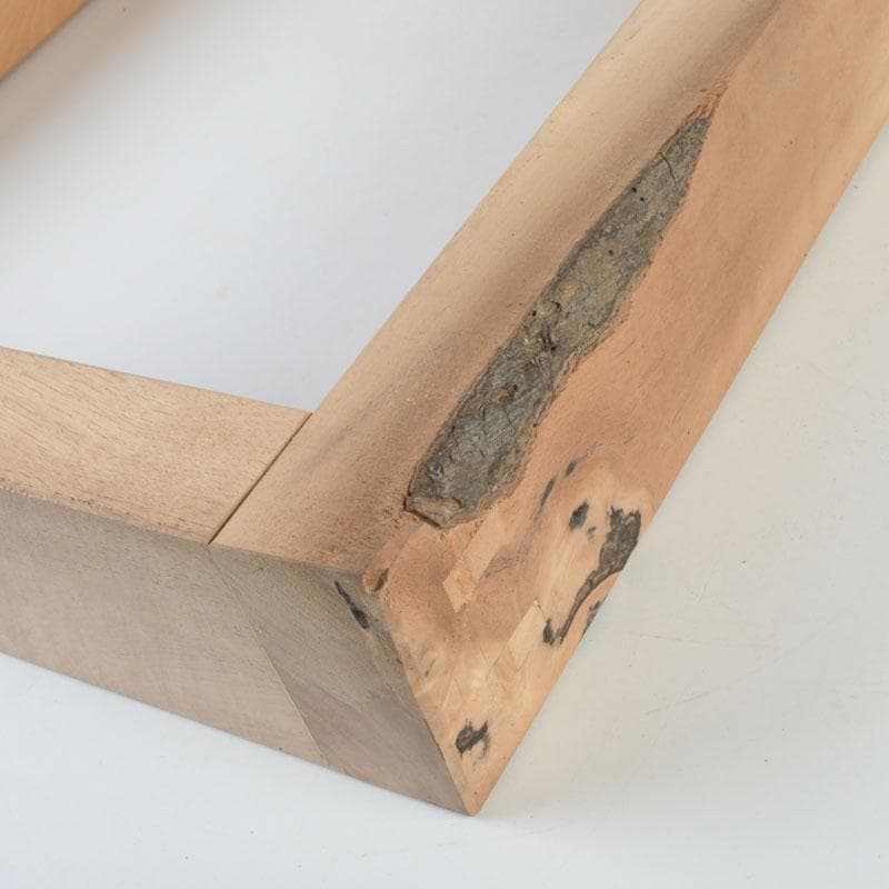 茶道具　天然木　黒柿製　四方炉縁　二点まとめて　V　9862A