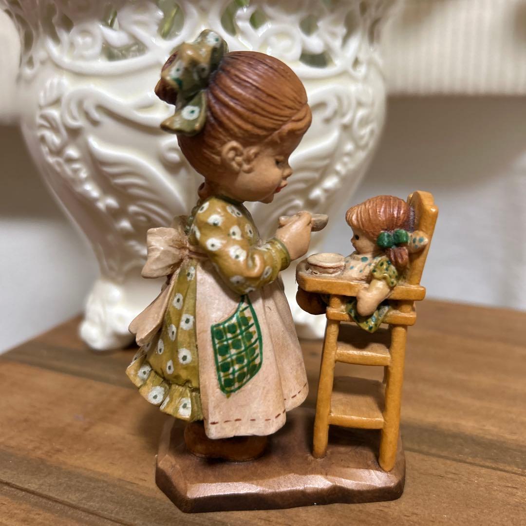 アンリ人形　サラケイ　木彫り人形　イタリア　アンティーク　Sarah Kay