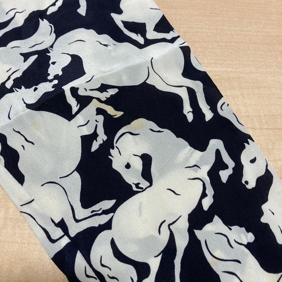 ステラマッカートニー ランニングホース 総柄 シルク カットソー トップス 38