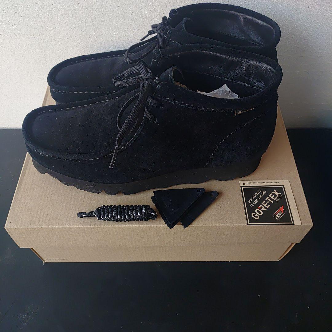 CLARKS GORE-TEX　ブラック スエード ワラビー　UK9
