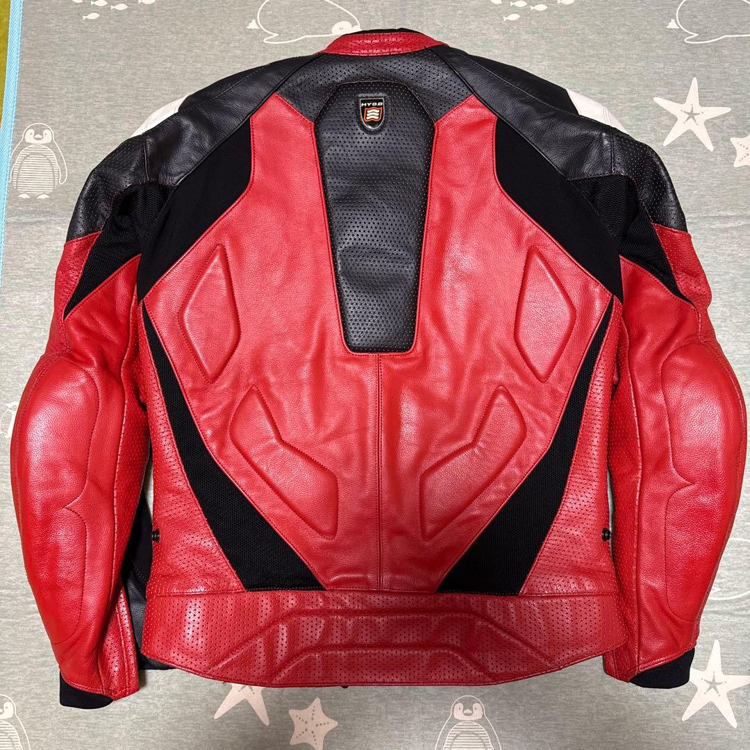 HYOD レザージャケット LLサイズ 赤／黒／白