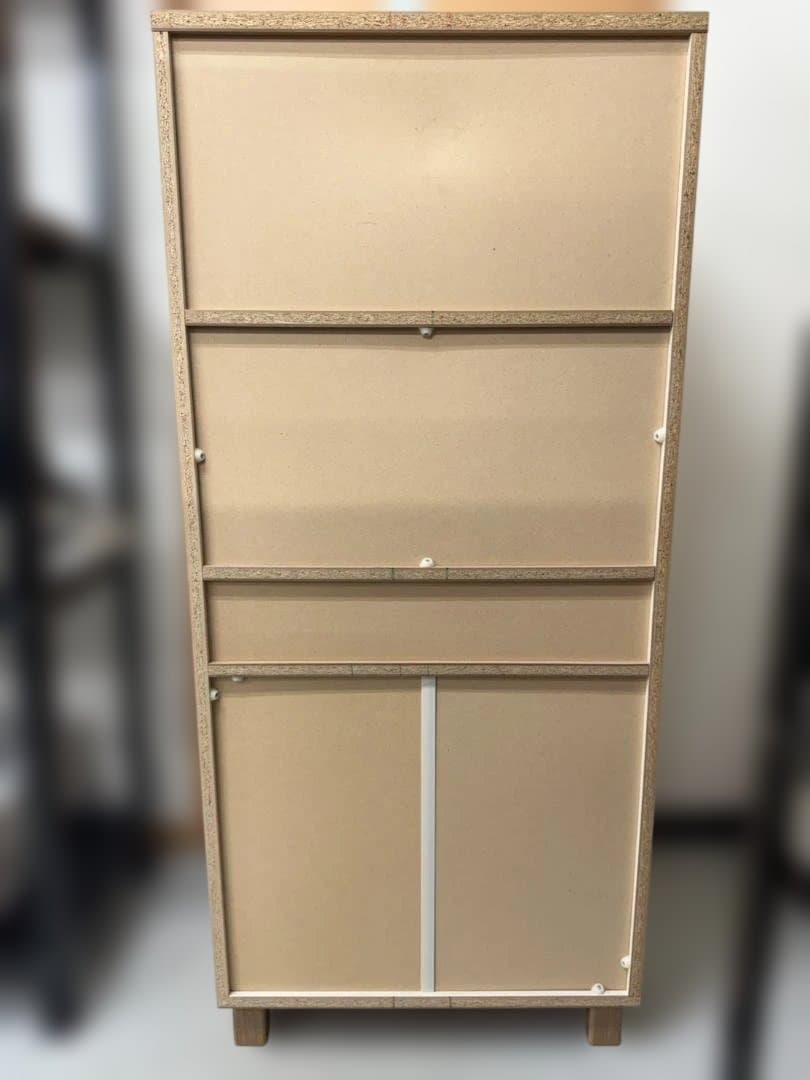 カリーナ 食器棚 フレンチカントリー風 キッチン キャビネット 白 木目