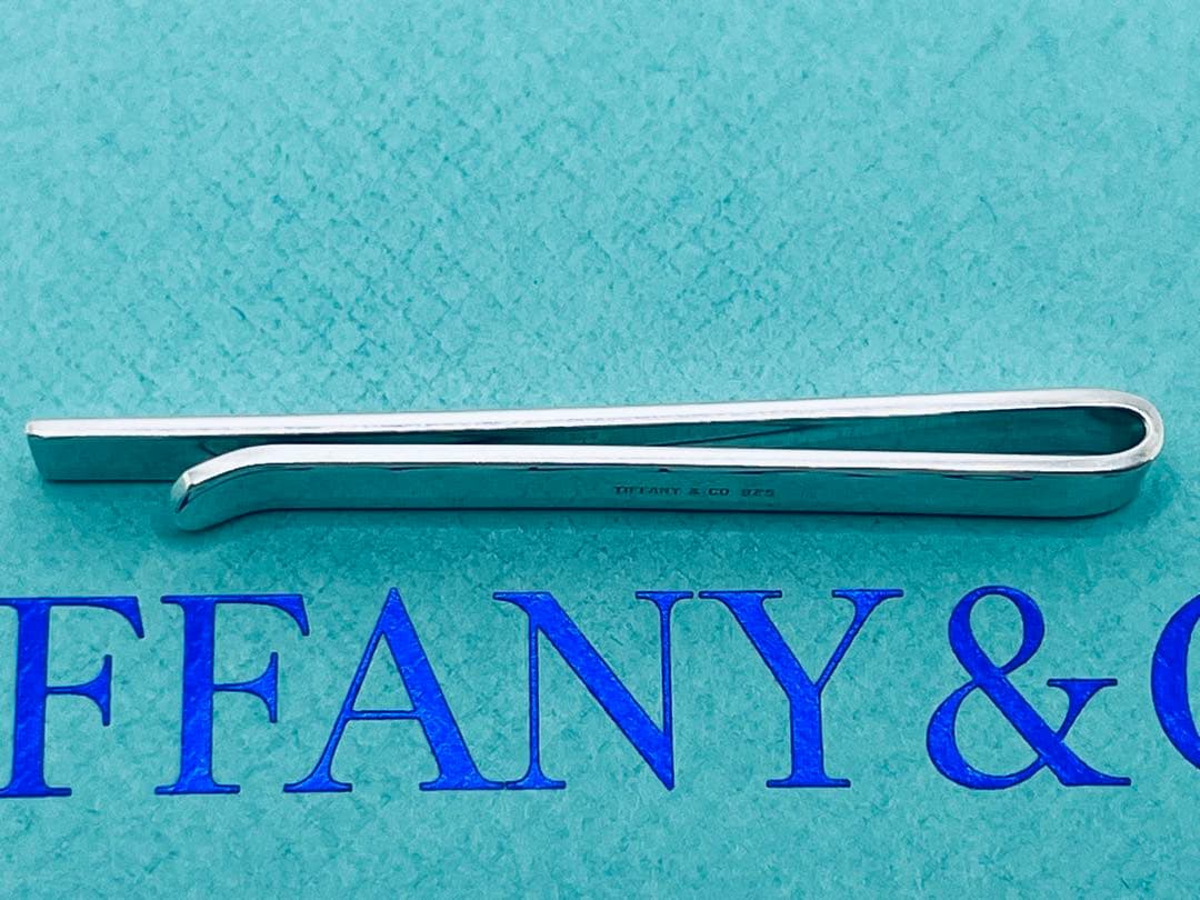 c772 美品　ティファニー　ネクタイピン　タイピン　タイバー　シルバー　925