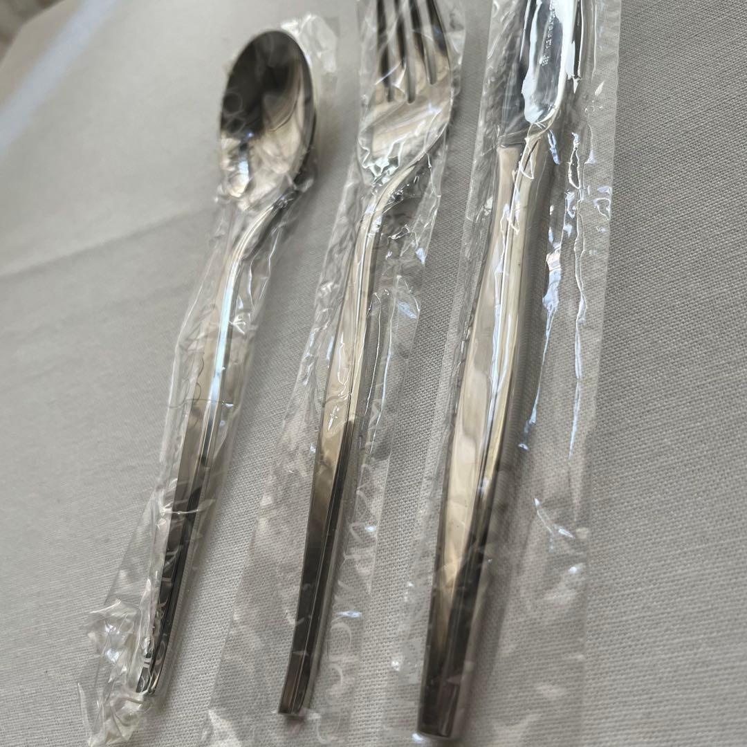 ラッキーウッド 18-12ステンレス ディナーカトラリーセット スプーン