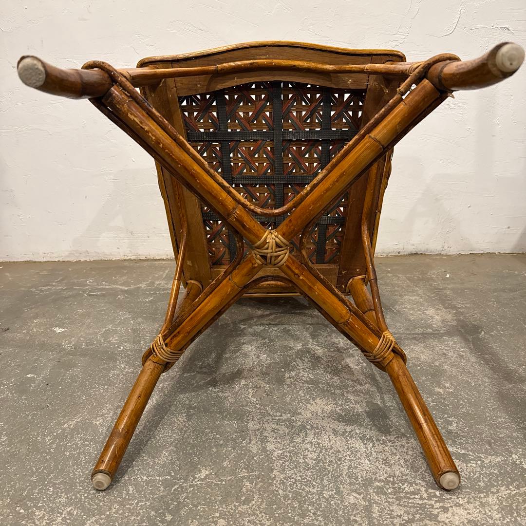 年末年始saleヴィンテージ　カフェチェア　ラタンチェア