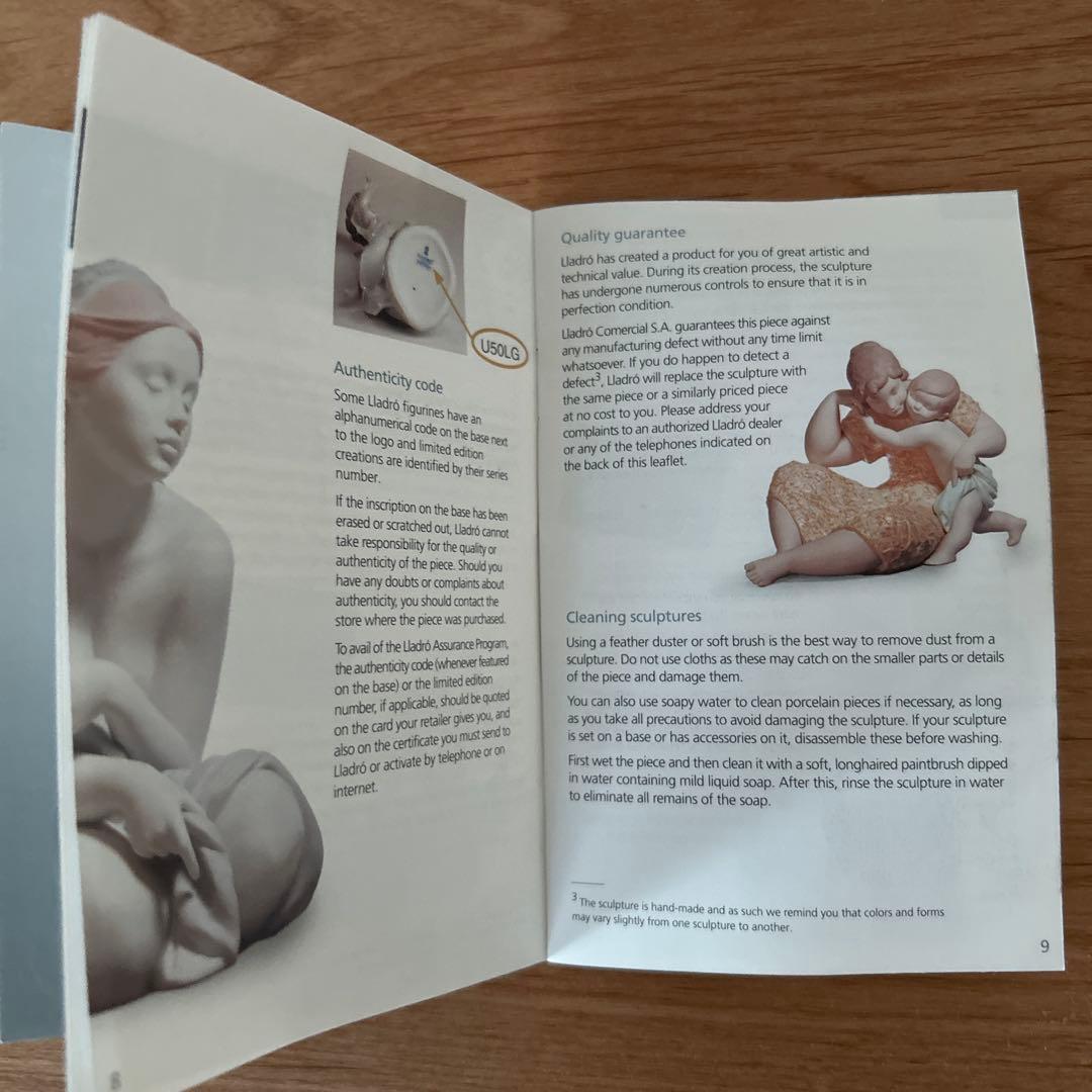 専用ガラスケース付　リヤドロ　可愛い眺め　犬