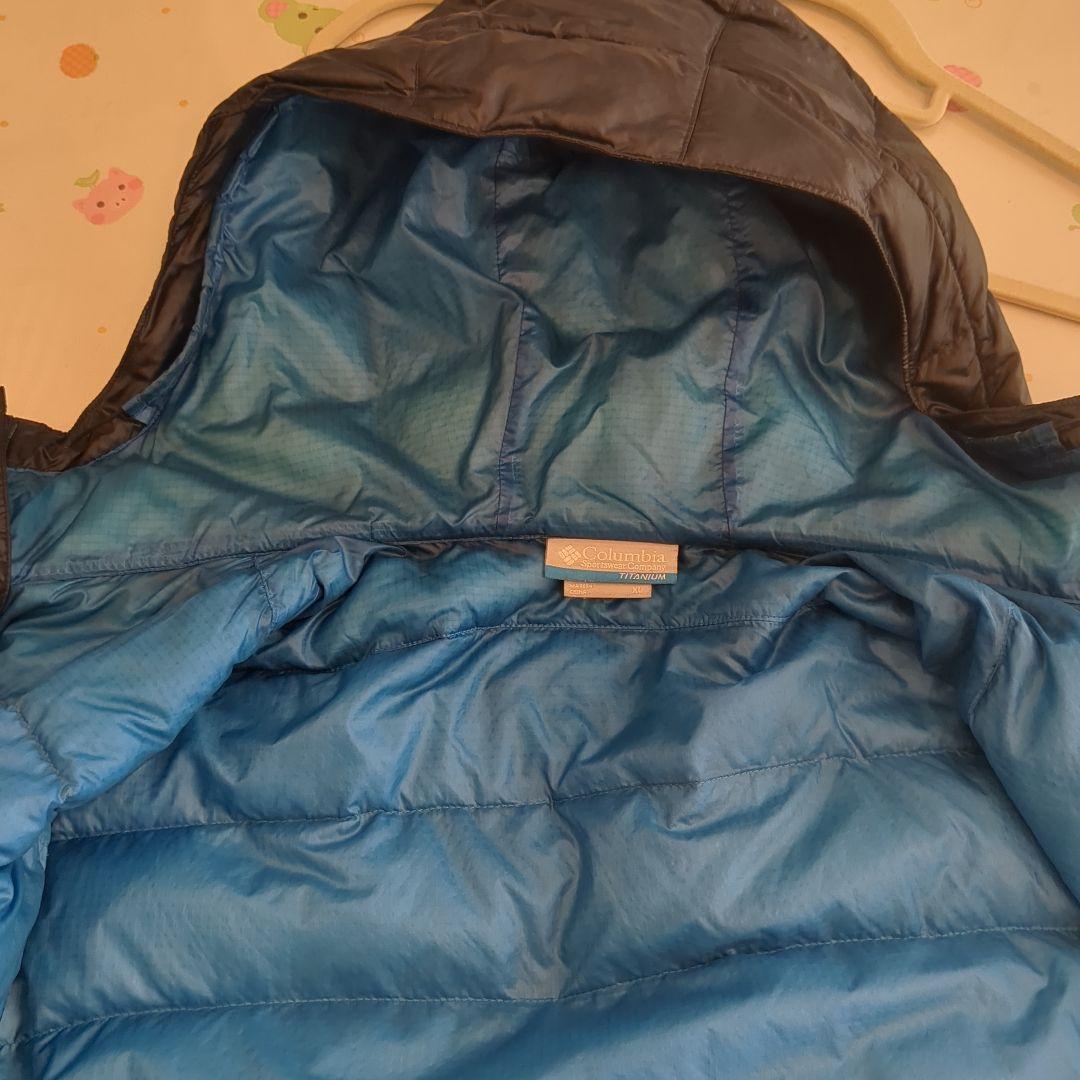 Columbia Titanium ダウンパーカー　XL 紺/ブルー