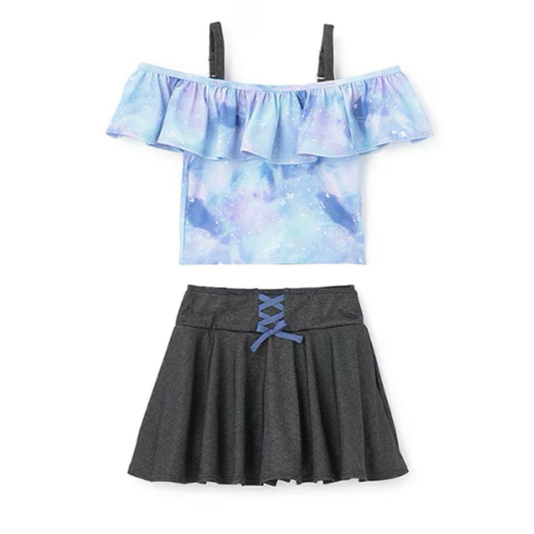 アナスイミニ　【SWIM】タイダイ柄 セパレート水着　150