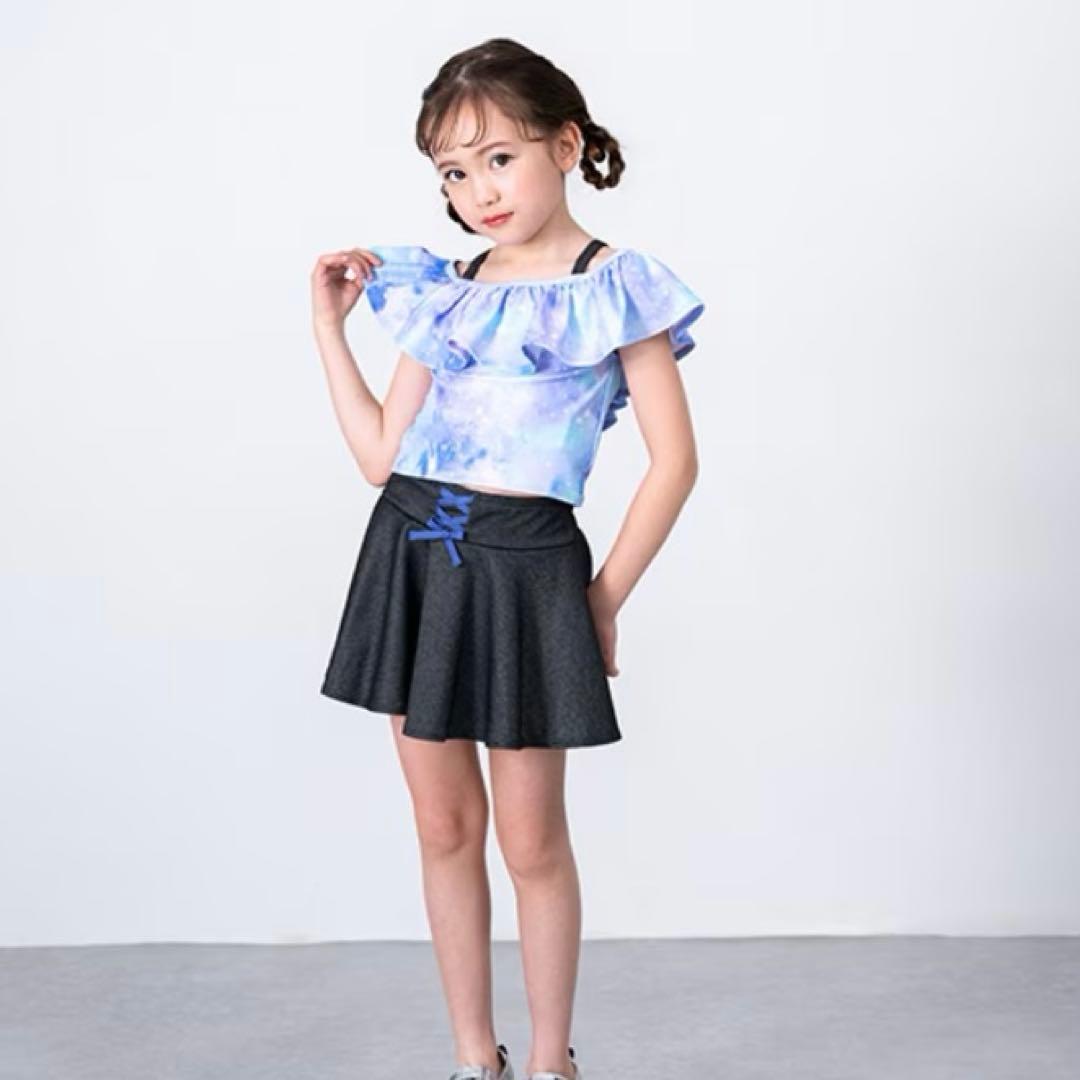 アナスイミニ　【SWIM】タイダイ柄 セパレート水着　150