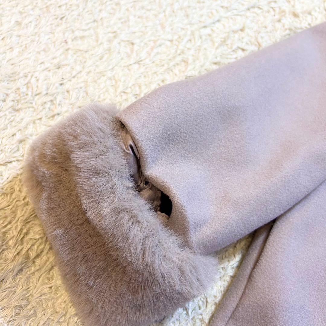 【超希少✨️ヴィヴィアンウエストウッド】 イタリア製 オーブ ファー付き コート