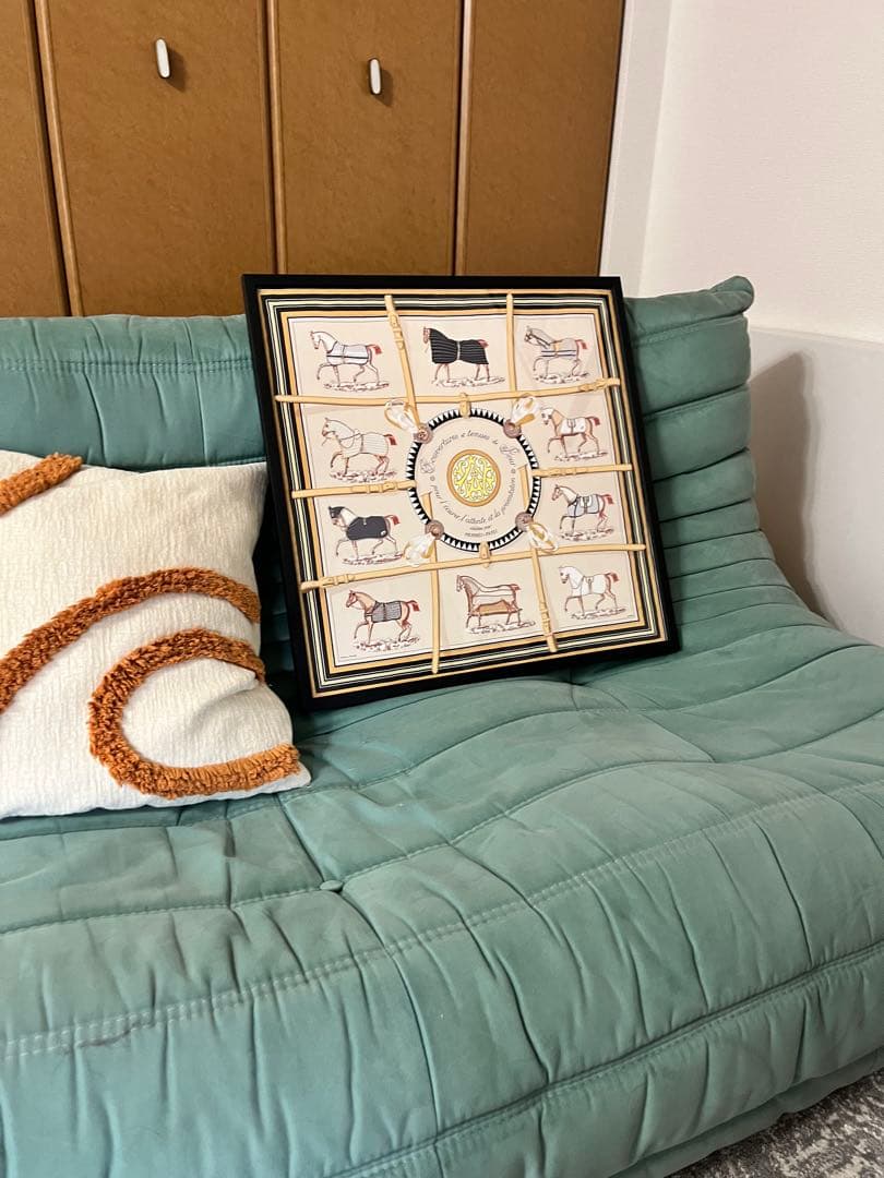 フレーム付き エルメス　額装　インテリア