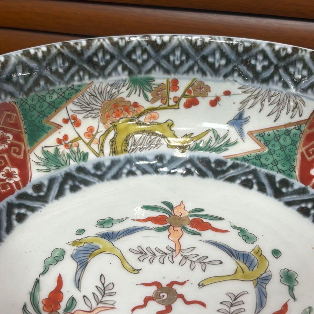 江戸時代　古伊万里　赤絵三重丼 三段鉢