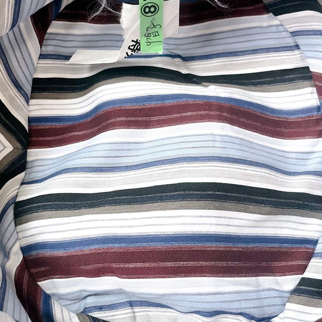 【美品✨クリーニング済】HERMES バケットハット 帽子 ストライプ裏地 清潔