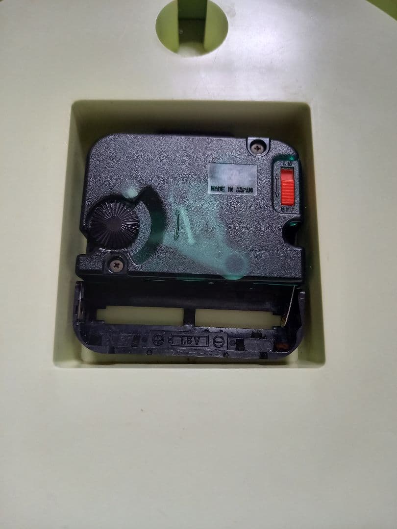 希少　1970s　ビンテージ　日本製　牛乳瓶　ポストモダン　アート　クロック