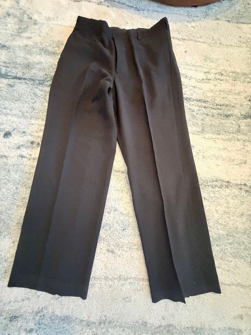 EMPORIO ARMANI 黒 シングルブレストスーツ52/50 カバー付き