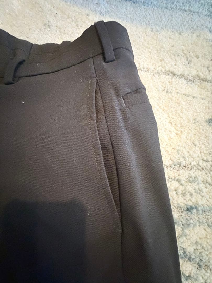 EMPORIO ARMANI 黒 シングルブレストスーツ52/50 カバー付き