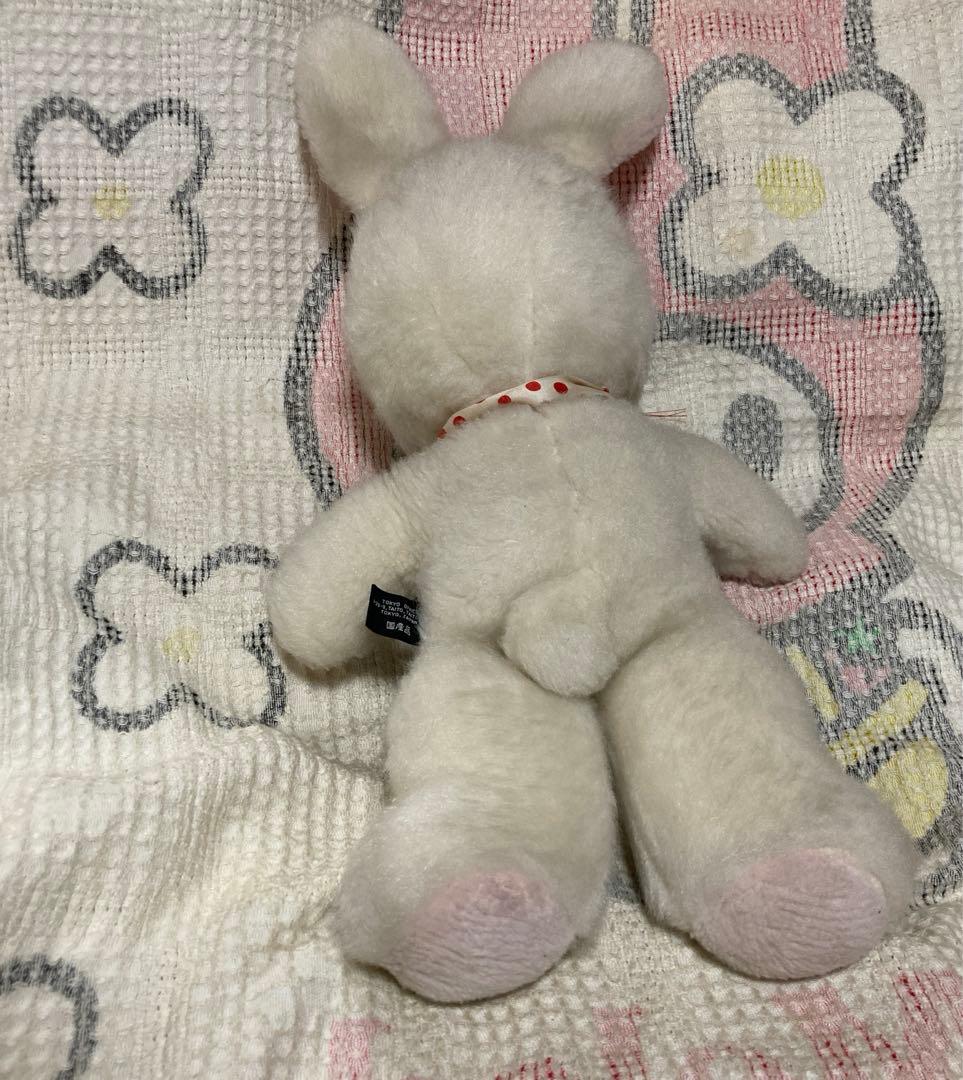 昭和レトロ　ヴィンテージ オリエンタルトーイ　うさぎ　ぬいぐるみ　中古品