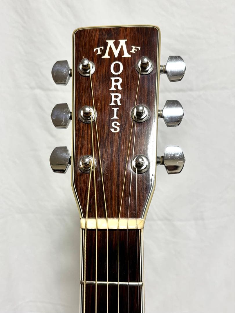 【新品弦張替済】MORRIS アコースティックギター W-60