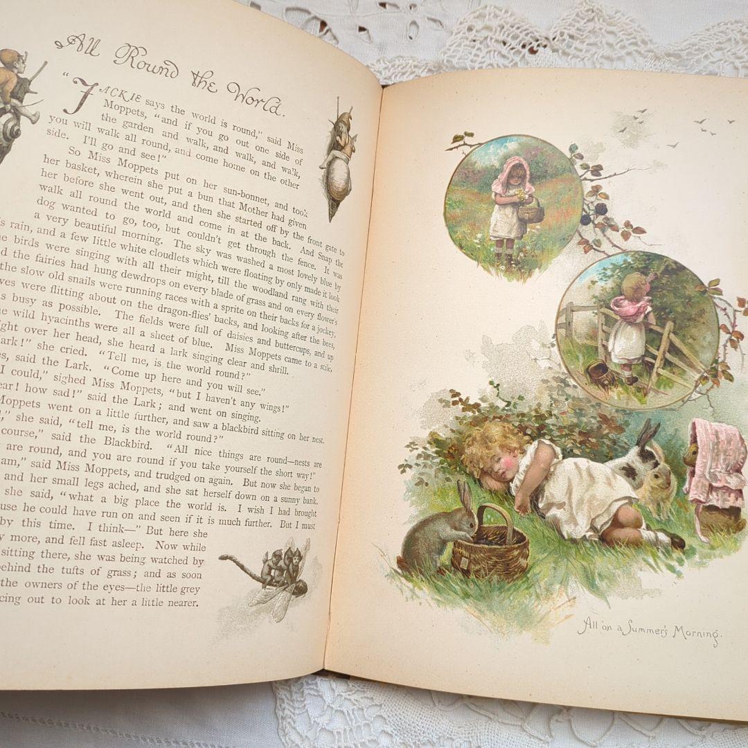 超稀少1891ハリエットベネット絵本 洋書 児童書 アンティーク ヴィクトリアン
