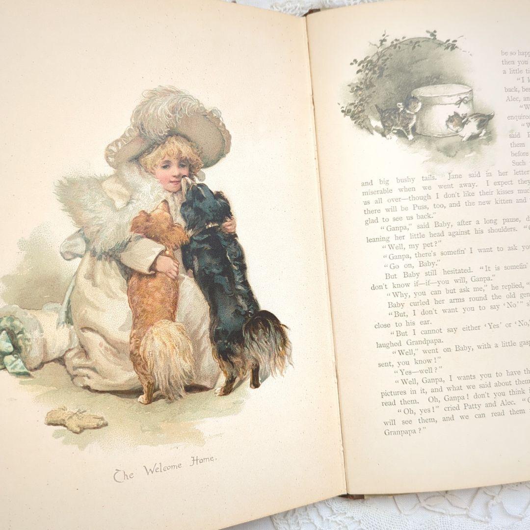 超稀少1891ハリエットベネット絵本 洋書 児童書 アンティーク ヴィクトリアン