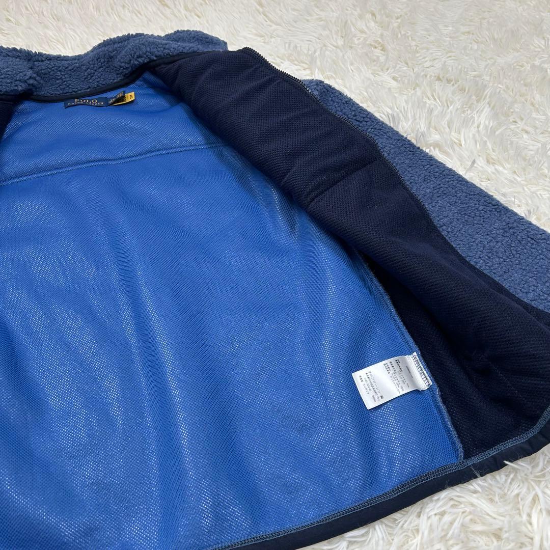 現行QR♪ポロラルフローレン ハイブリッドフリースジャケット ボアジャケット