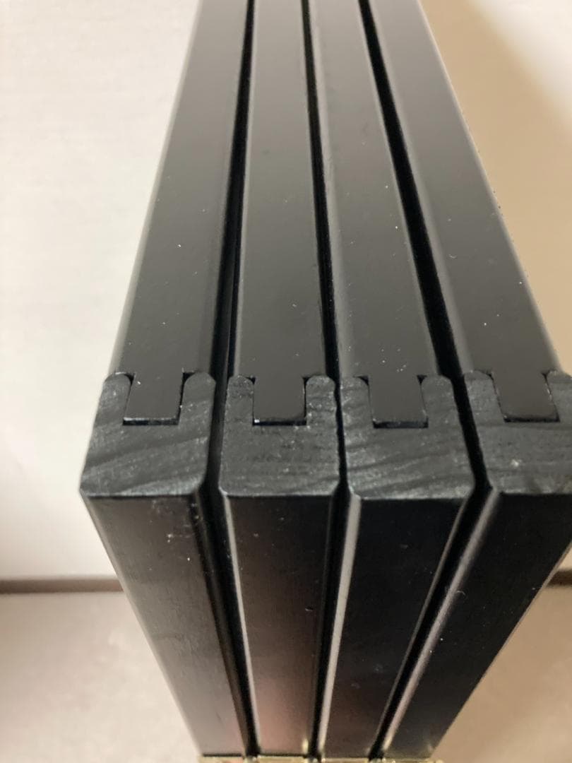 【USED】和風 パーテーション 木製 4連 障子風 和風衝立