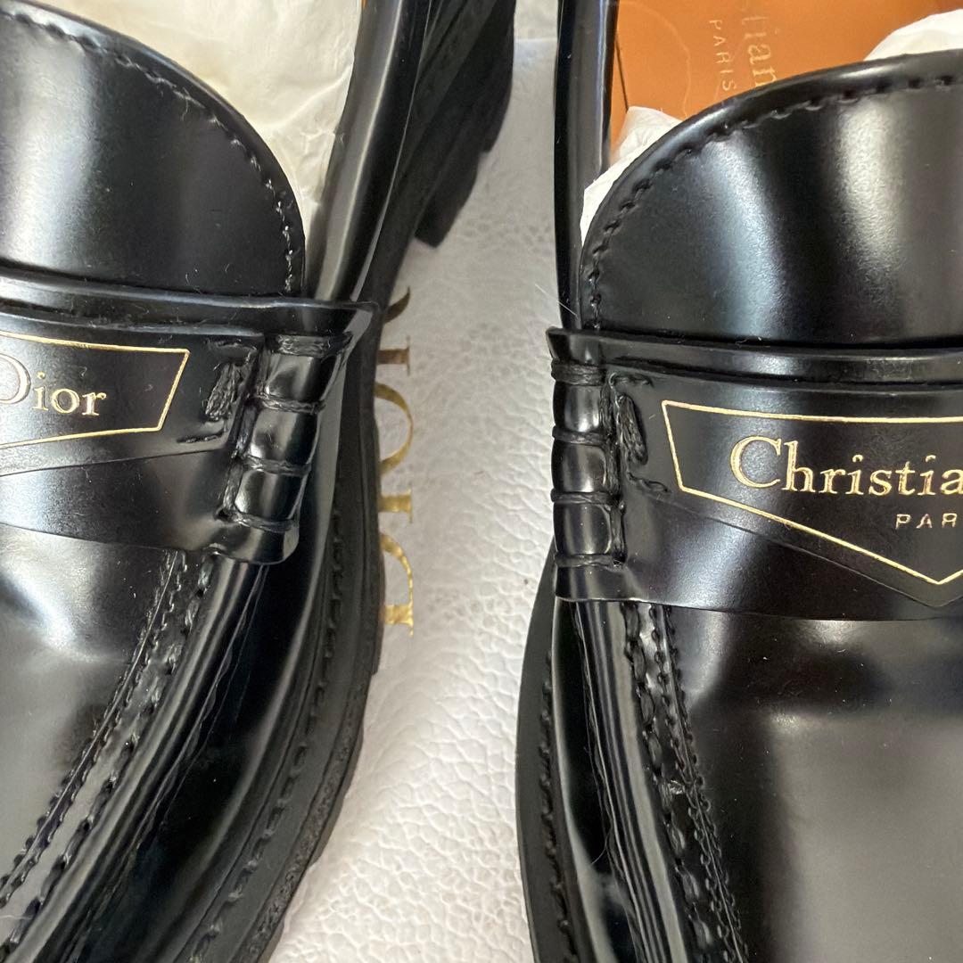 Christian Dior ブラックローファー