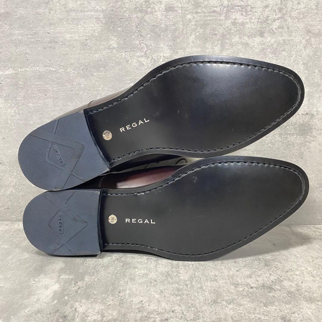 【新品未使用】REGAL ストレートチップ ガラスレザー 811R 26.5