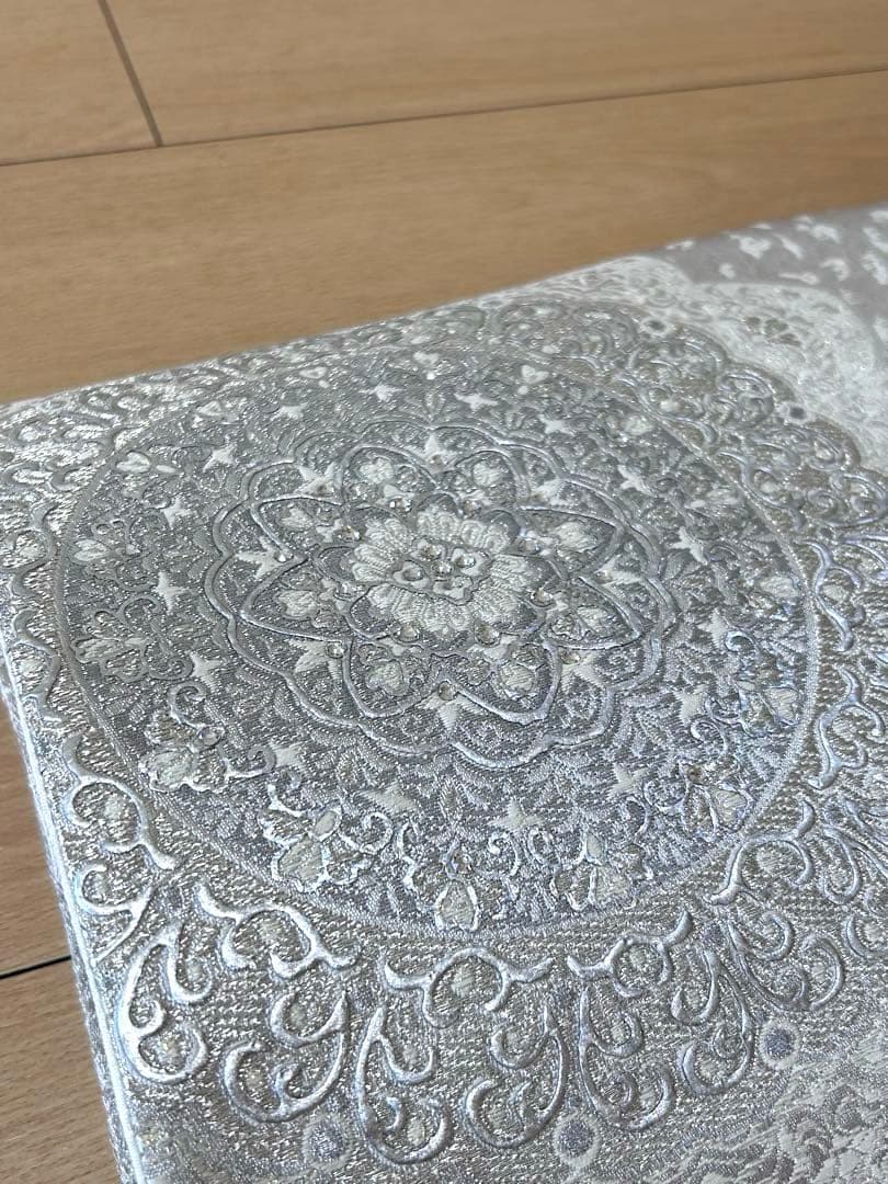 スワロフスキー 袋帯 パールトーン加工済み