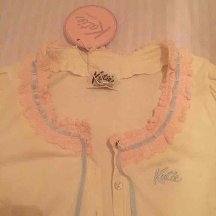 Katie my first katie tシャツ+カーディガン