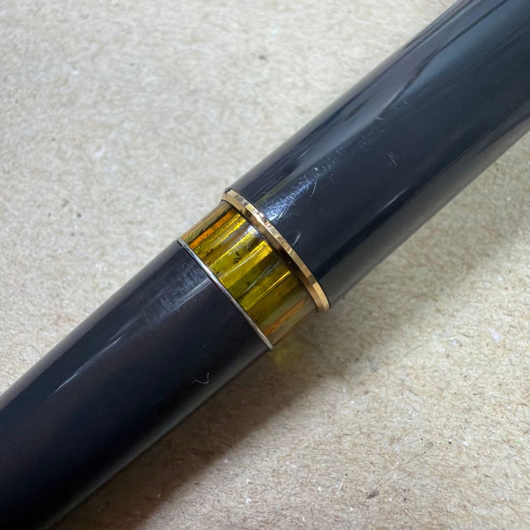 廃盤 MONTBLANC モンブラン No.12 万年筆 グレー 18k 吸引式