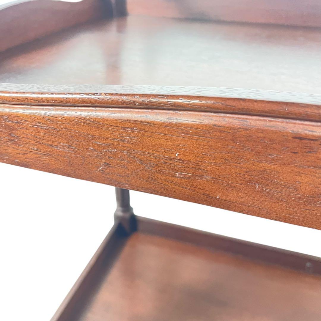 HR492 【レアデザイン】マルニ木工　キャスター付き　ワゴン　マキシマム