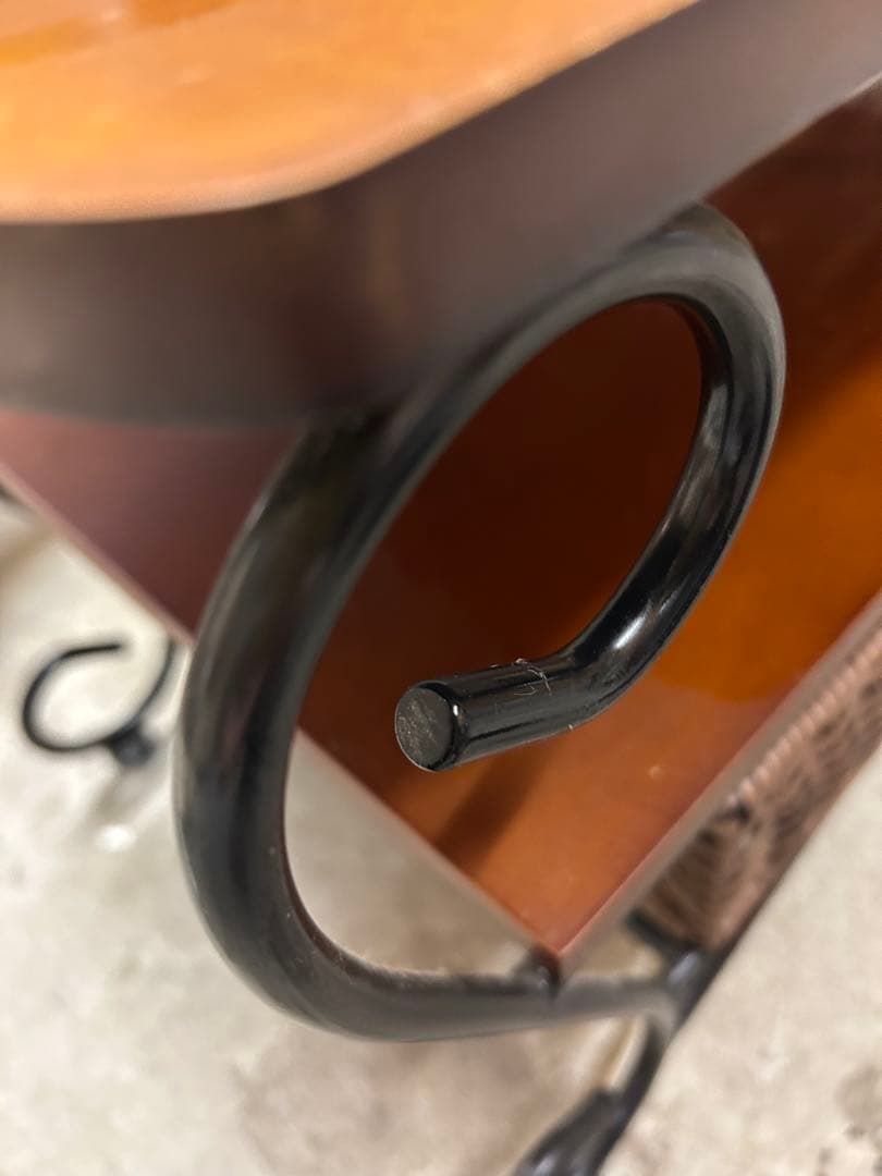 猫足家具 アイアン家具 テレビ台 センターテーブル バスケット収納付き