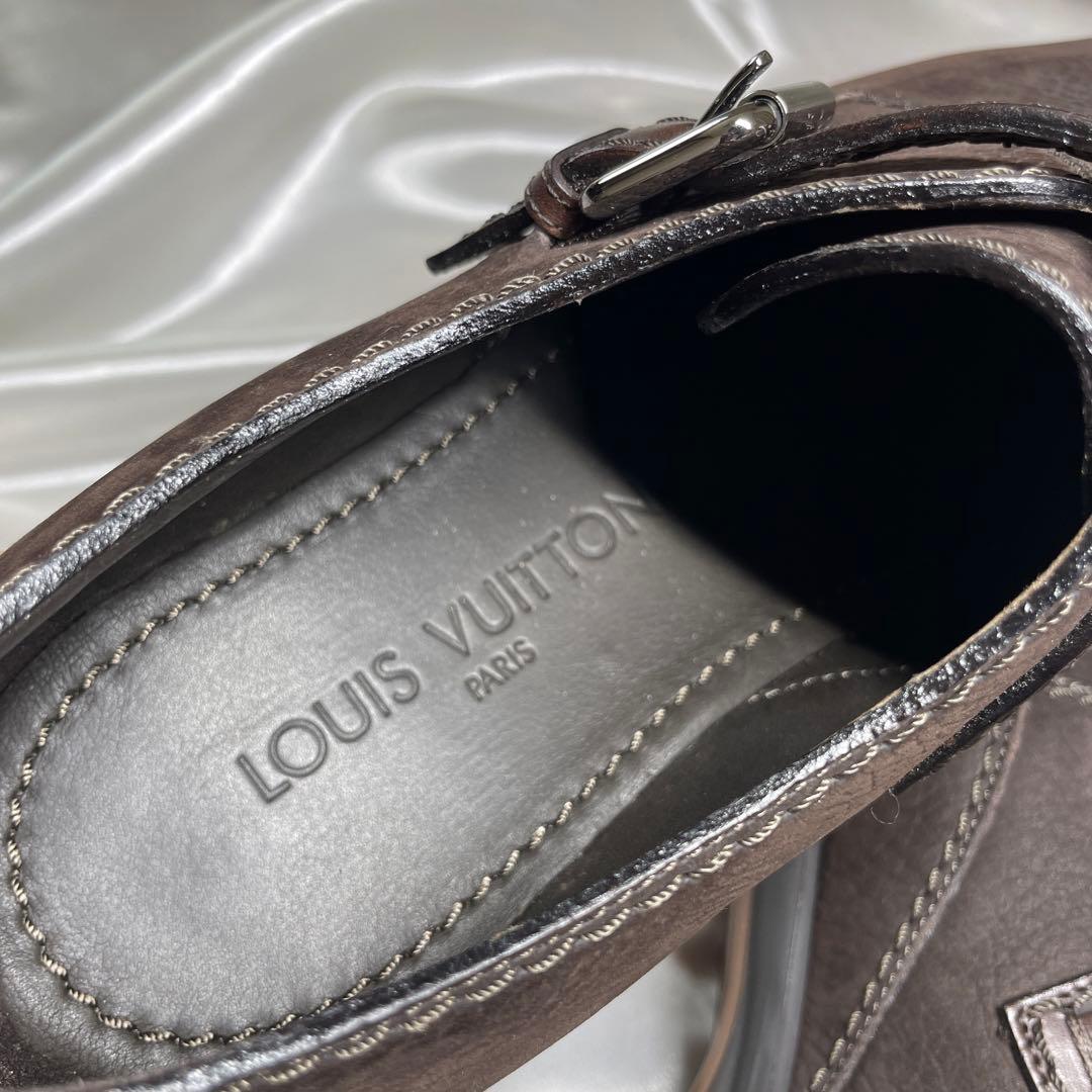極美品　LOUIS VUITTON ルイヴィトン ストラップ　革靴　イタリア製