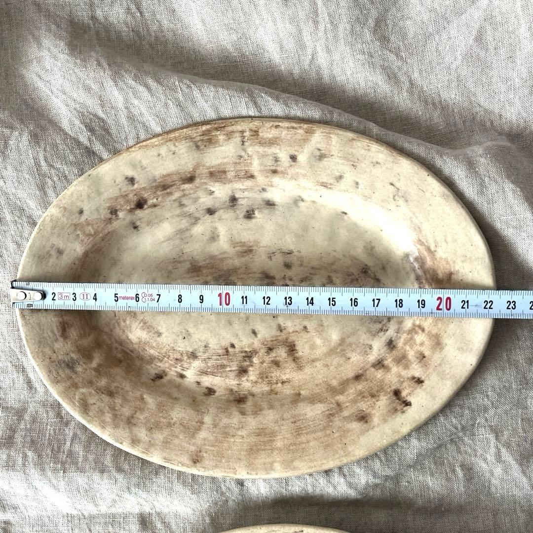 佐藤尚理　bonoho オーバルプレート 2点セット 器 大皿 オーバル皿