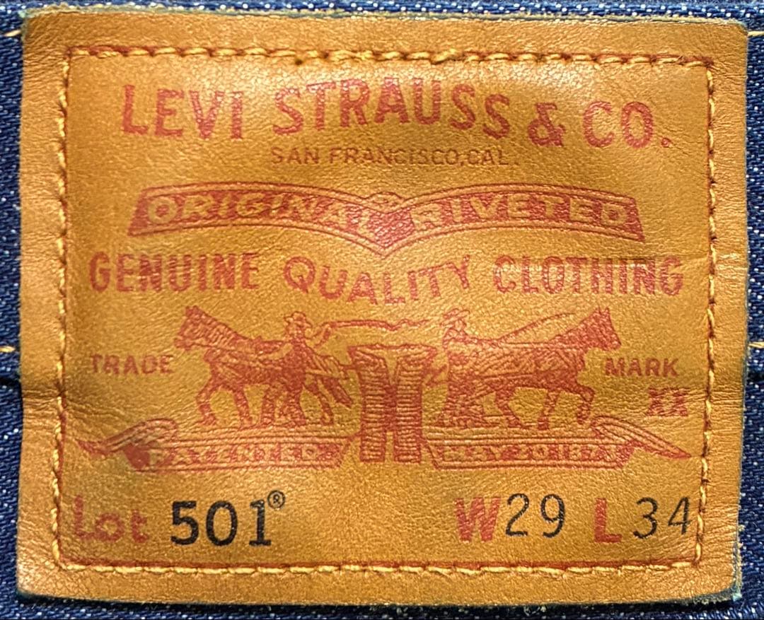 USA製 LEVI'S PREMIUM 501 W29 赤耳 BIG-E